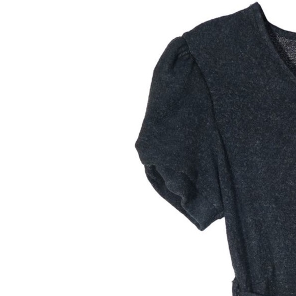 Habitual Girl Hacci Gray Heathered Super Soft Knot Front Jumpsuit / Size 12 - Picture 4 of 13